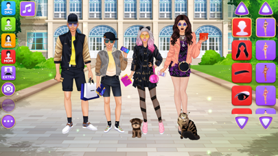 Superstar Family Dress Up Game Screenshot