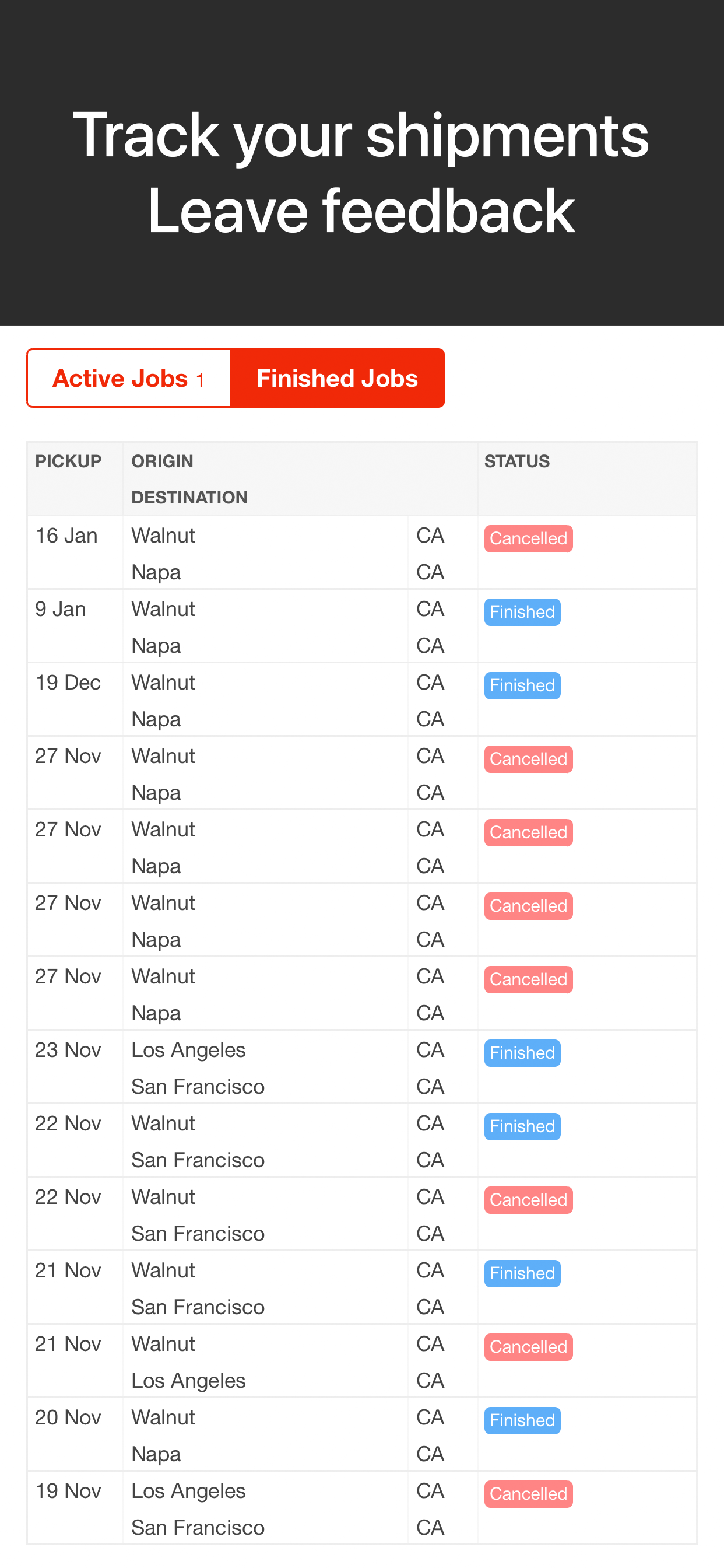 Doft Shipper - Find Carriers screenshot 6