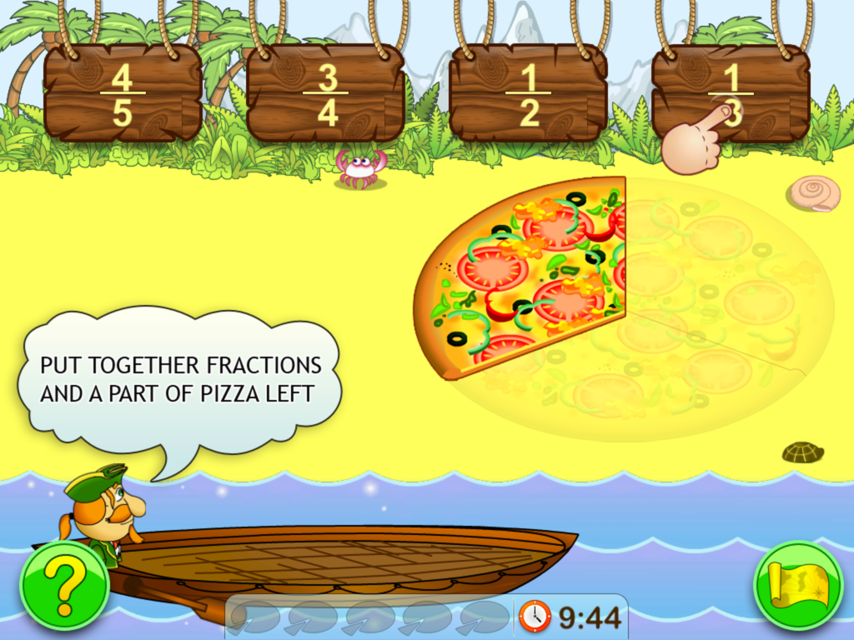 Fractions. Smart Pirates. Lite