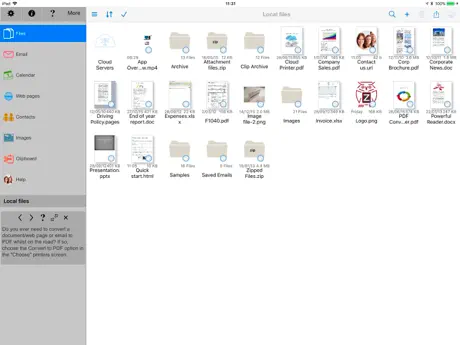 PrintCentral for iPad