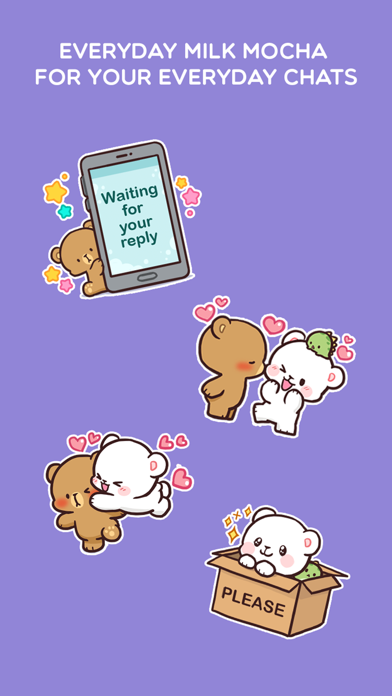 Everyday Milk Mocha Stickers screenshot 4