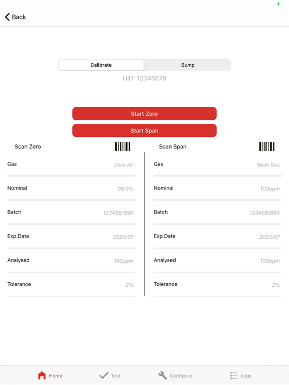 RILEVA iPad screenshot