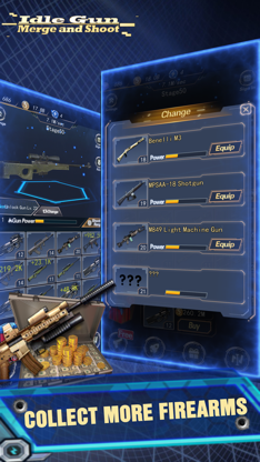 Idle Gun-Merge and Shoot screenshot 5