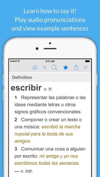 Screenshot #2 pour Spanish Dictionary & Thesaurus