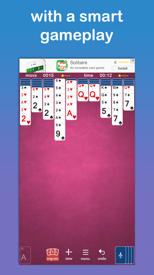 #4. Spider Solitaire - iSpider (iOS) By: Quadrimind