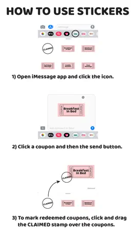 Game screenshot Retro Love Coupon Stickers apk