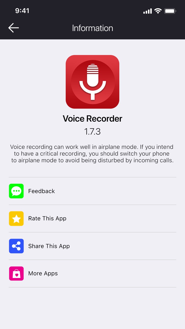 iPhone screenshot