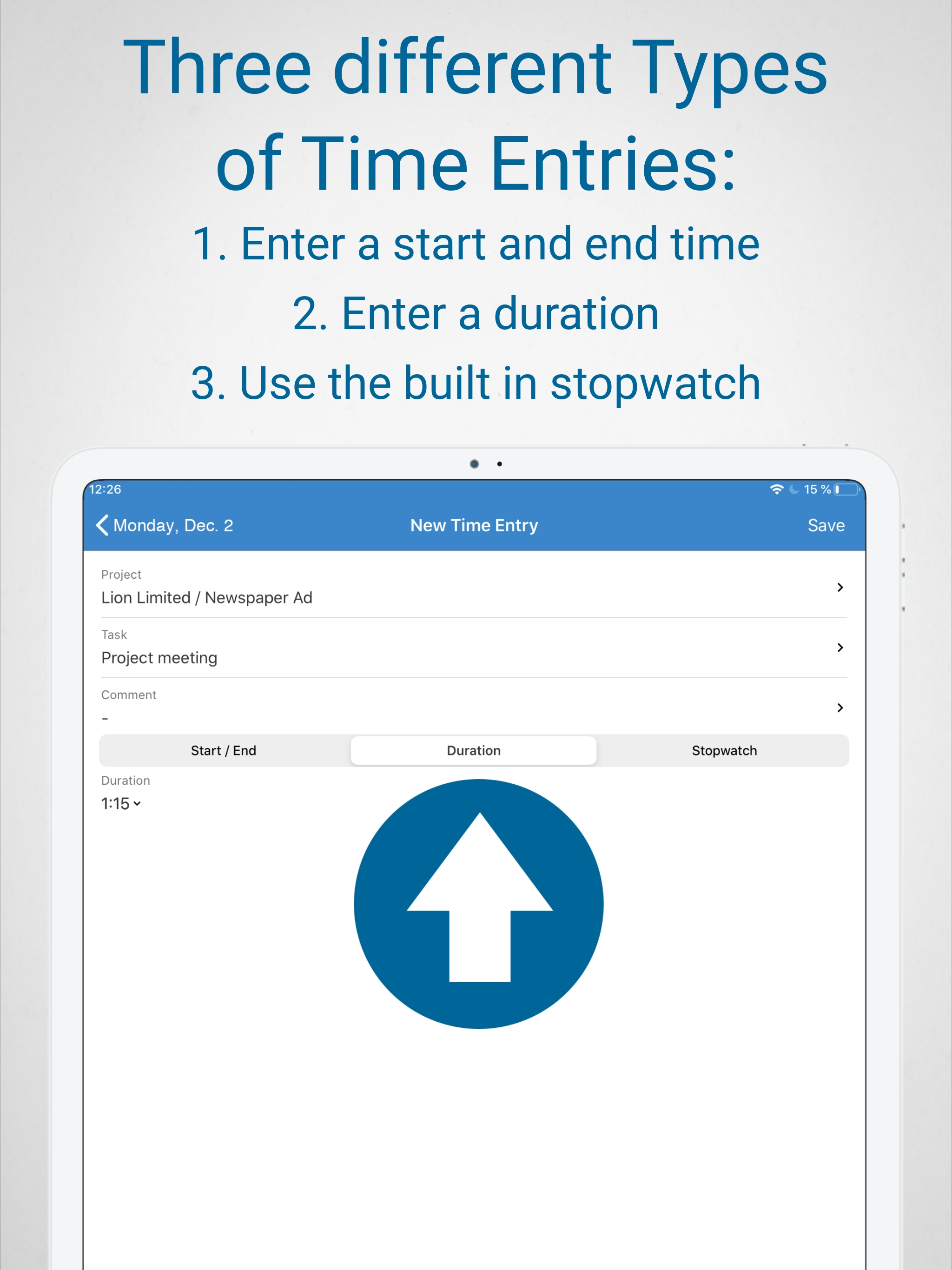 LogMyTime screenshot 11