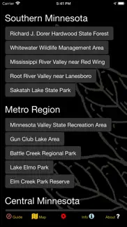 minnesota mushroom forager map iphone screenshot 2