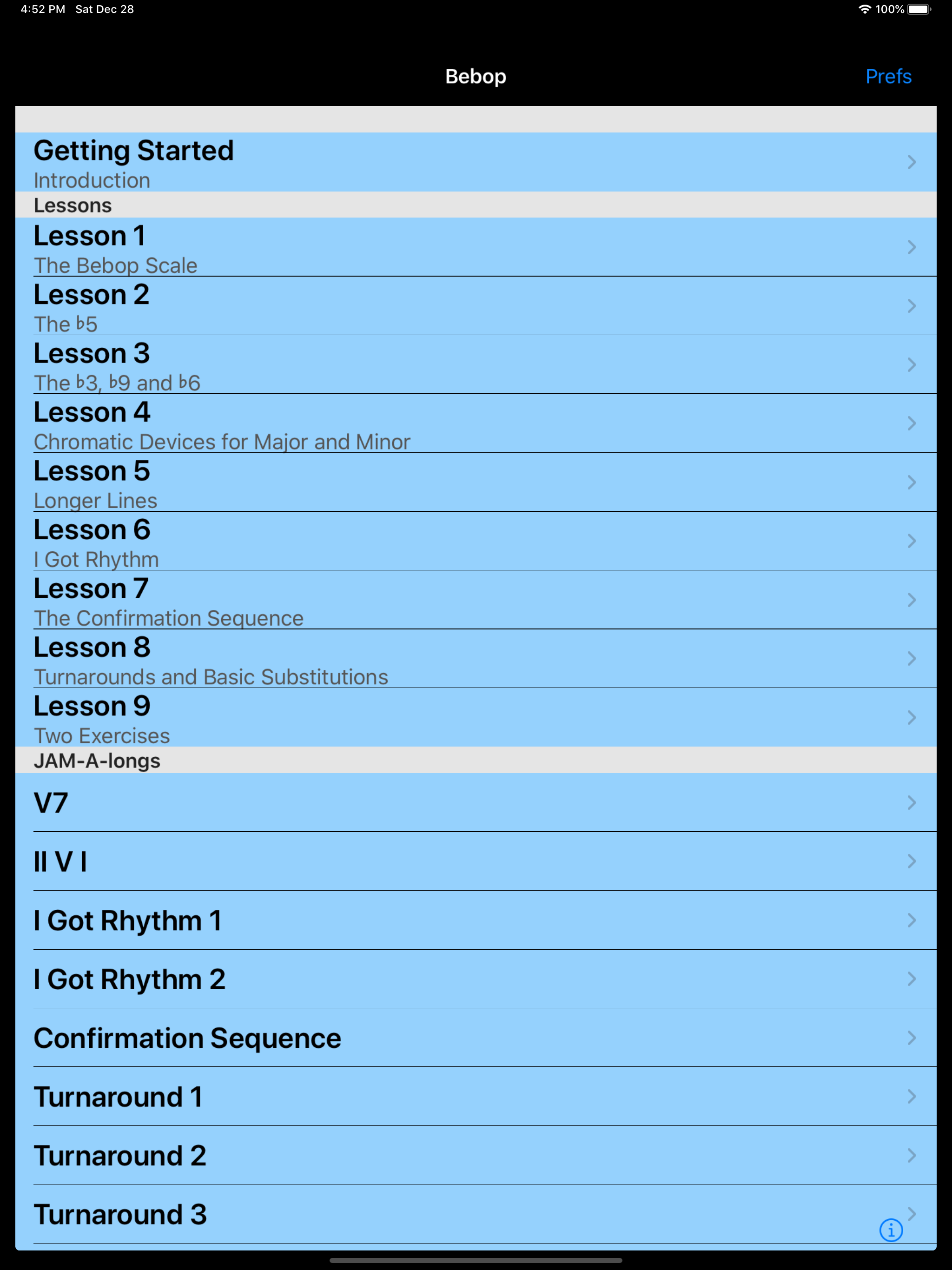 iImprov - Bebop screenshot 6