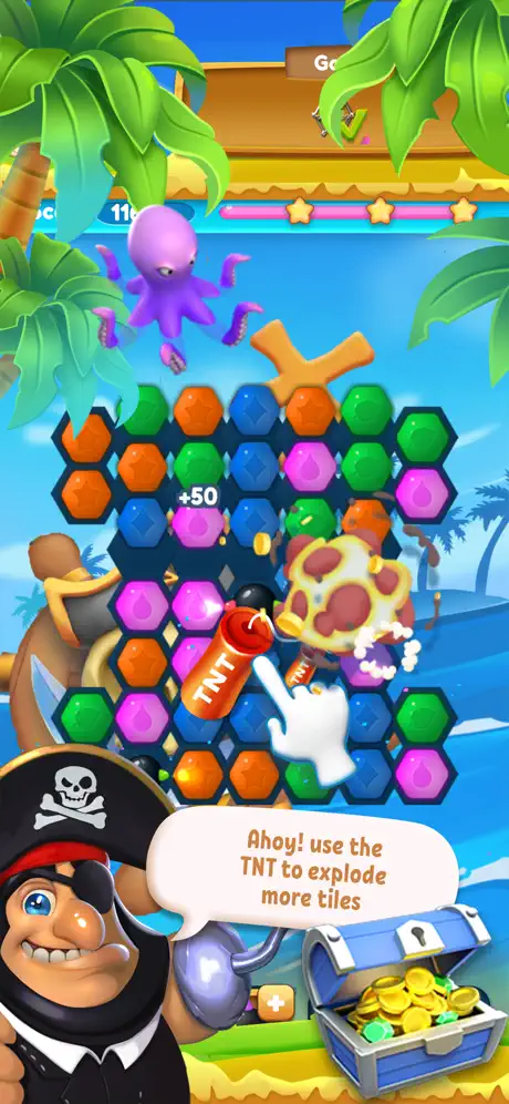 Pirate MATCH 2 – Idle Puzzle