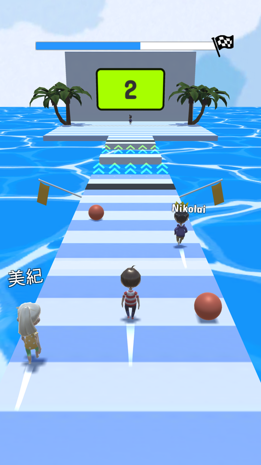 #4. Run Race 3D: Multiplayer Games (iOS) 来自: Akbari Bhaveshbhai