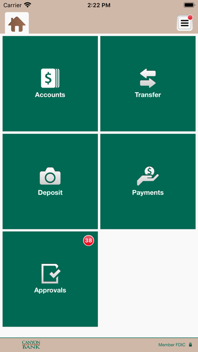 Screenshot #3 pour Canyon Community Bank Mobile