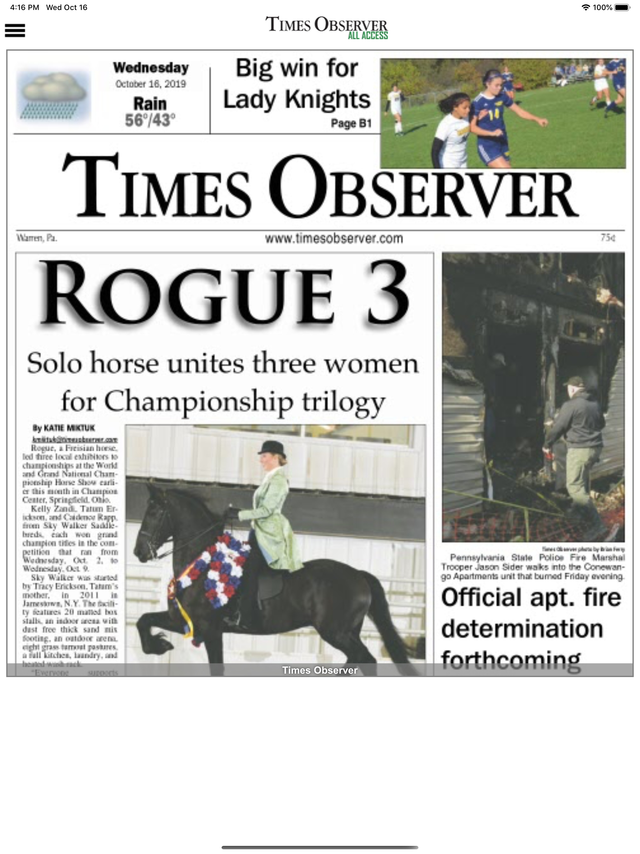 Times Observer All Access