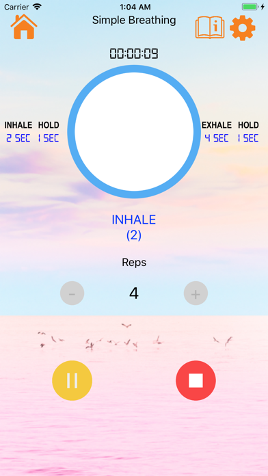 Mindfulness Breathing Screenshot