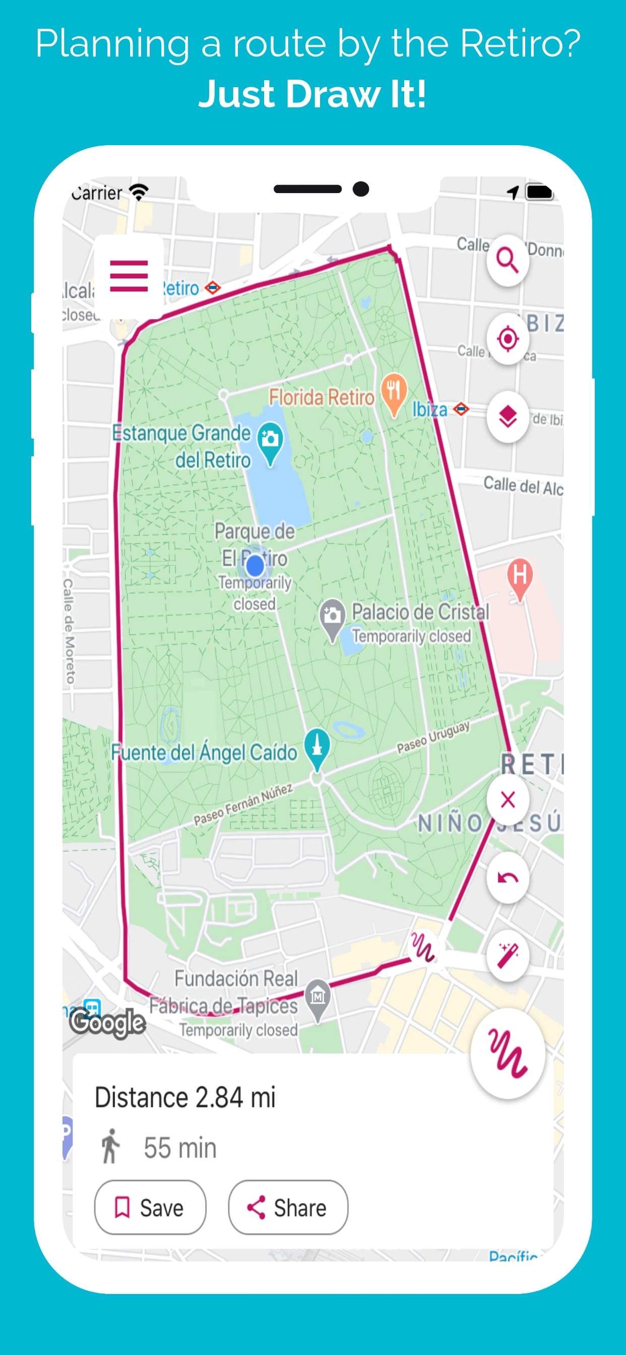 Just Draw It! Route planner