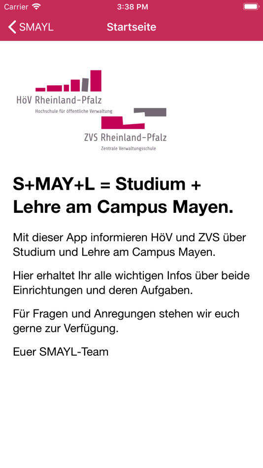 #2. SMAYL (iOS) 由: Hochschule für öffentliche Verwaltung Rheinland-Pfalz