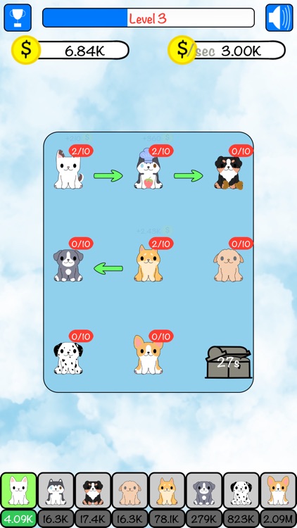 Combo Dogs: Upgrade & Combine