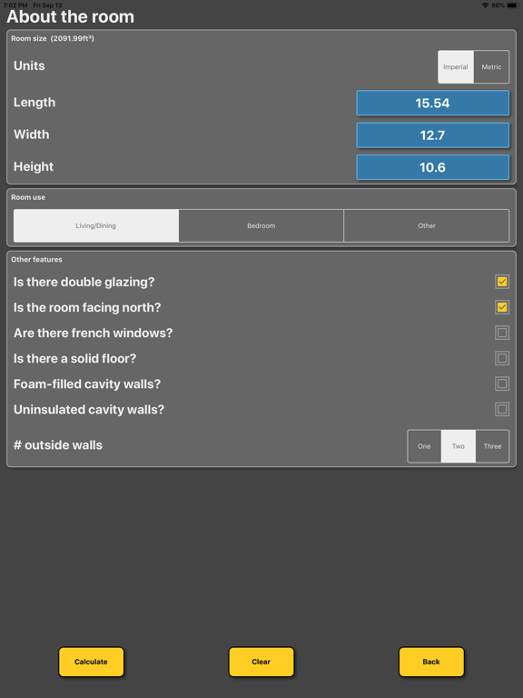 Screenshot #5 pour Radiator / BTU Calculator