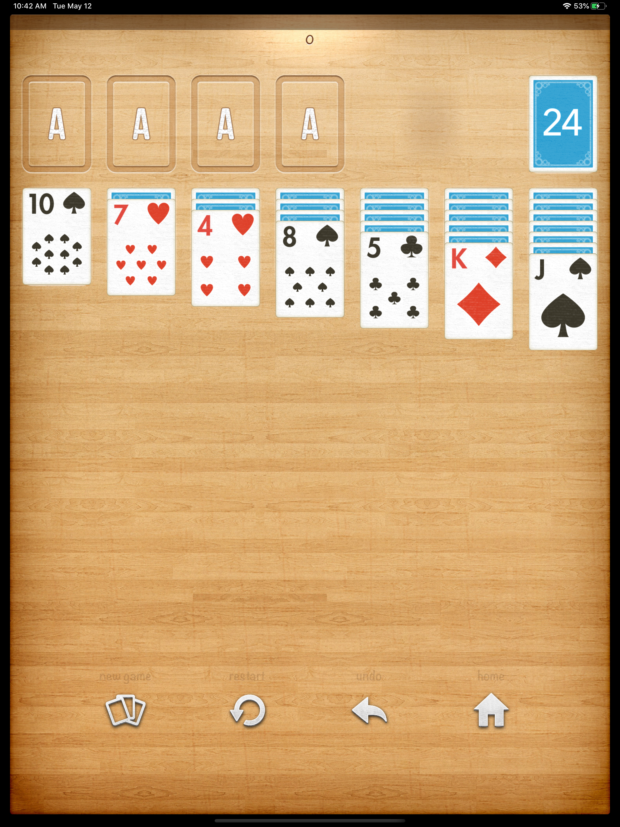 Solitaire Klondike game cards screenshot 5