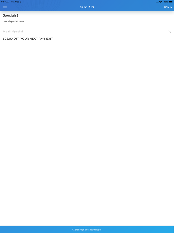 Bargain Center Customer Portal iPad screenshot 2 - Shopping app