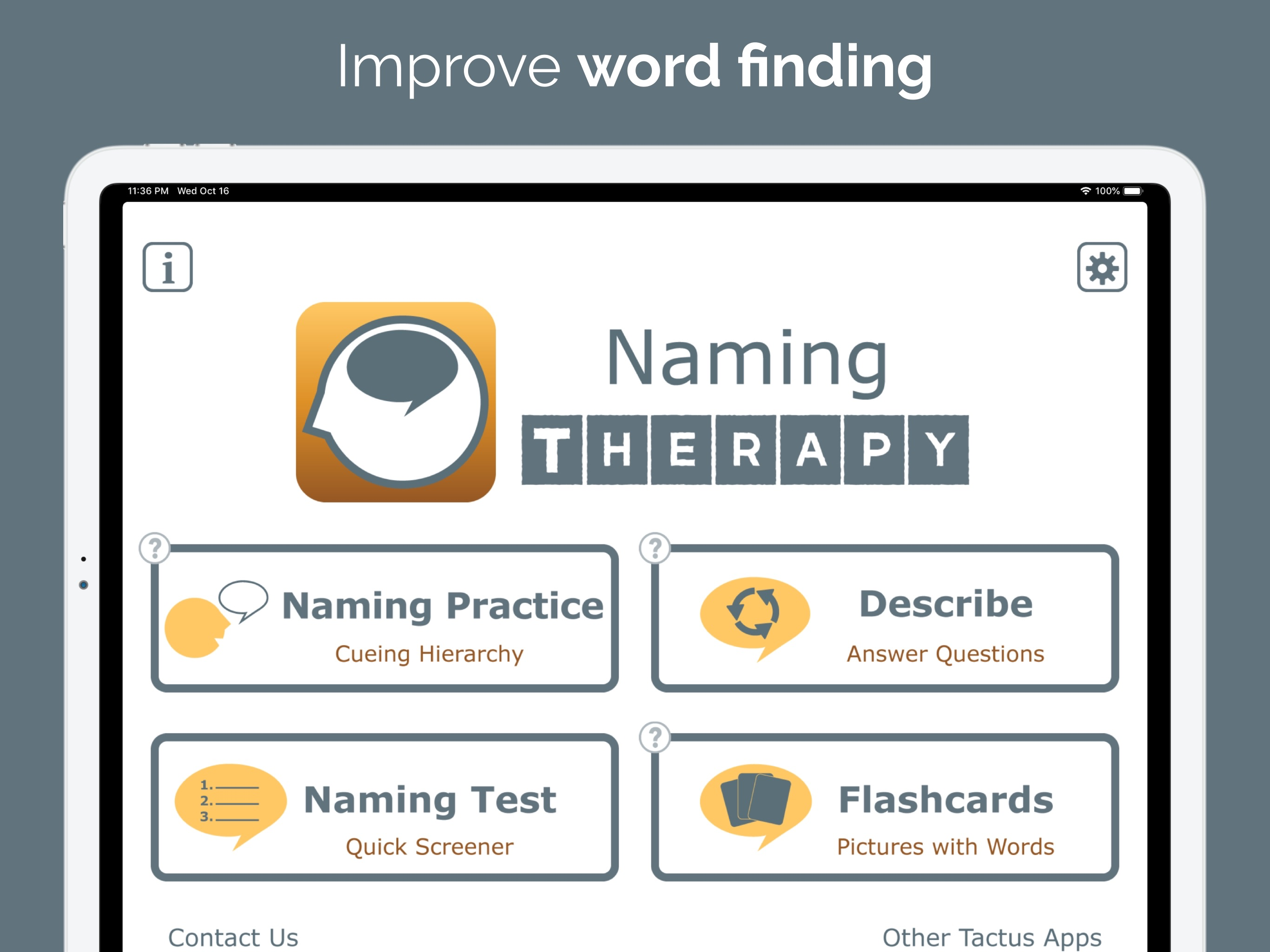 Naming Therapy