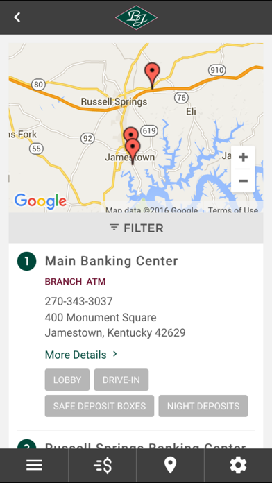 Bank of Jamestown Screenshot
