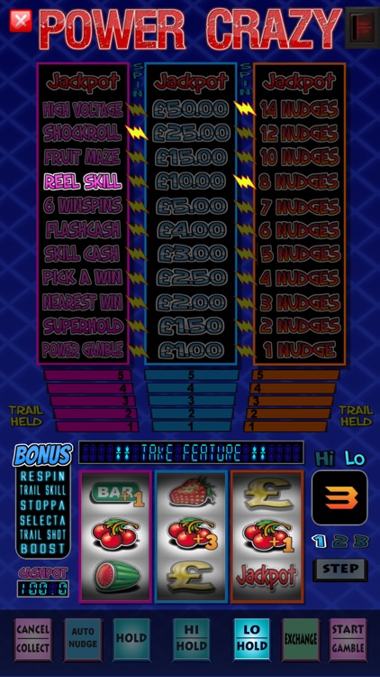 Power Crazy Fruit Machine Game screenshot-6