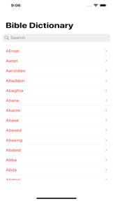 Bible Dictionary : Offline screenshot