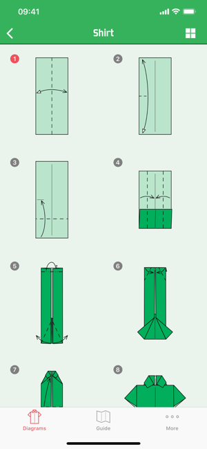 Екранна снимка на Dollar Bill Origami