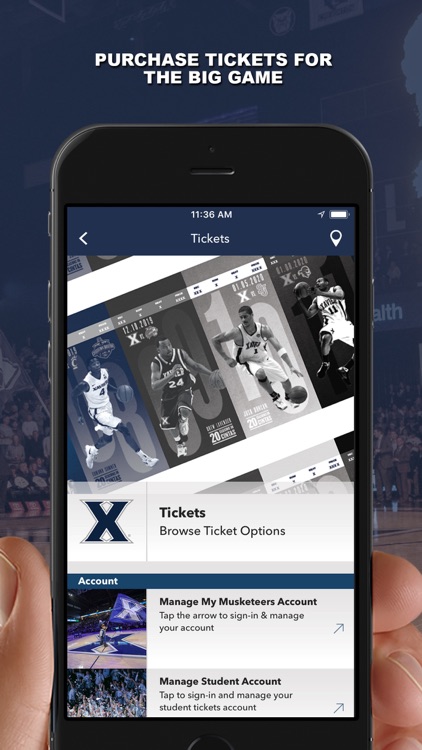 Xavier Musketeers Gameday screenshot-3
