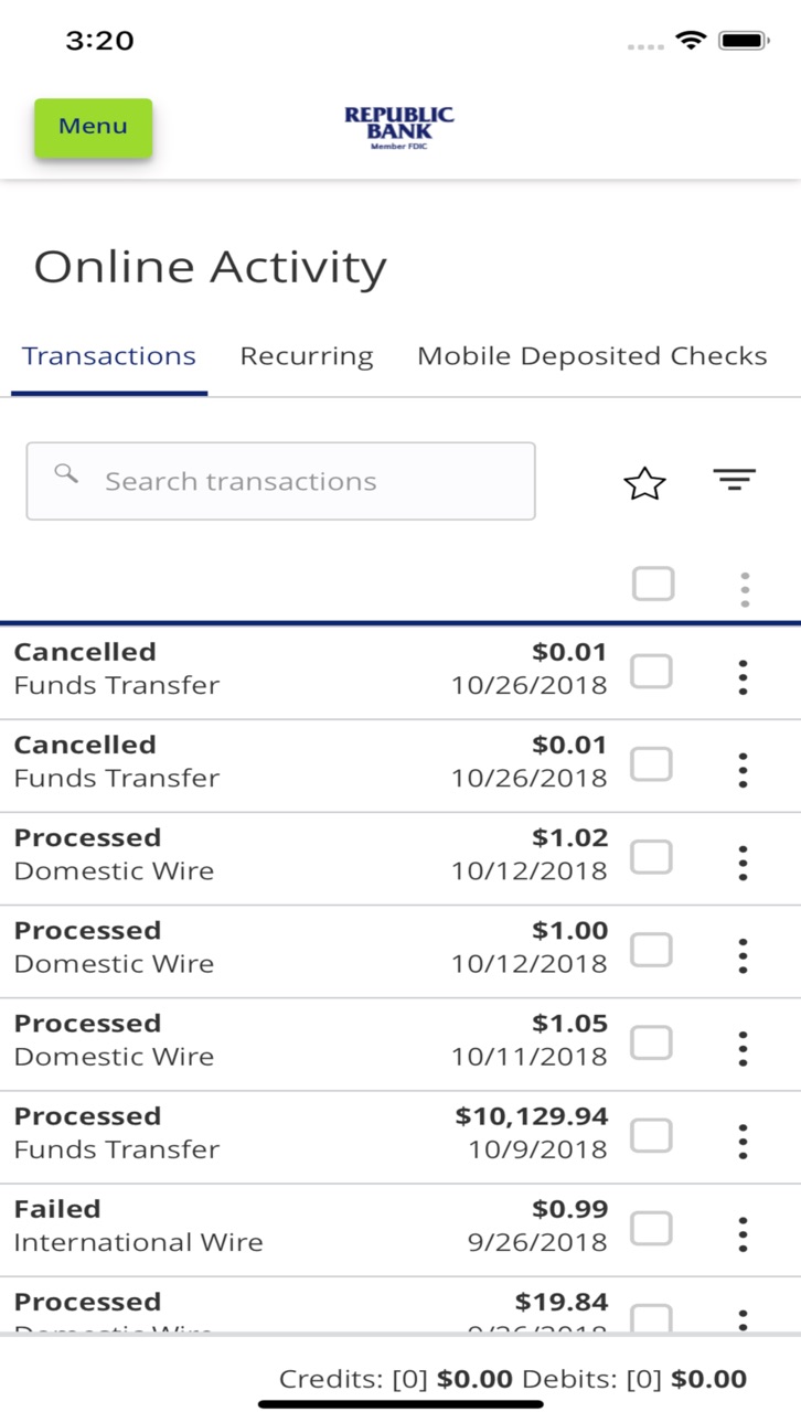 iPhone screenshot