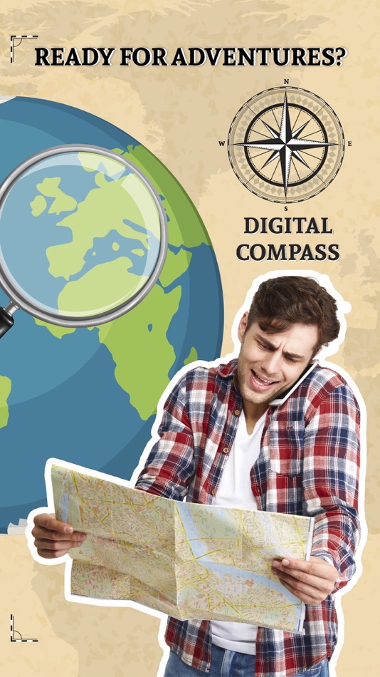 #1. Precise digital compass GPS (iOS) 来自: Belen Gonzalez