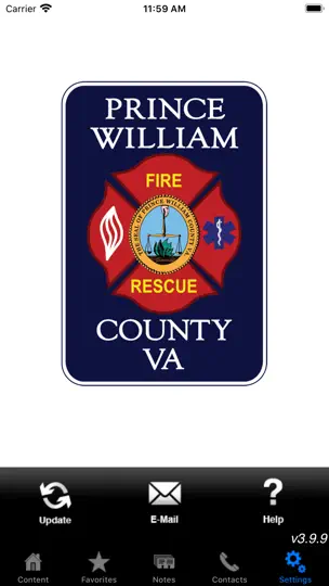 Prince William County DFR iPhone Screenshot 1