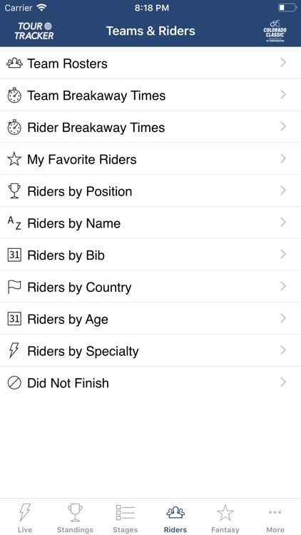 Colorado Classic Tour Tracker screenshot-6