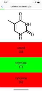 Chemical Structures Quiz screenshot #5 for iPhone