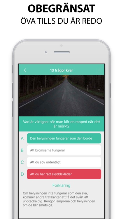 Teoriappen AM-Körkort Moped screenshot-4