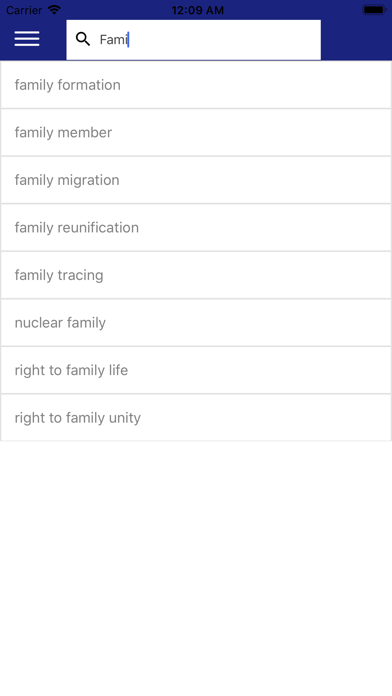 EMN Glossary screenshot 3