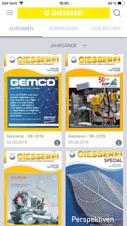 GIESSEREI App