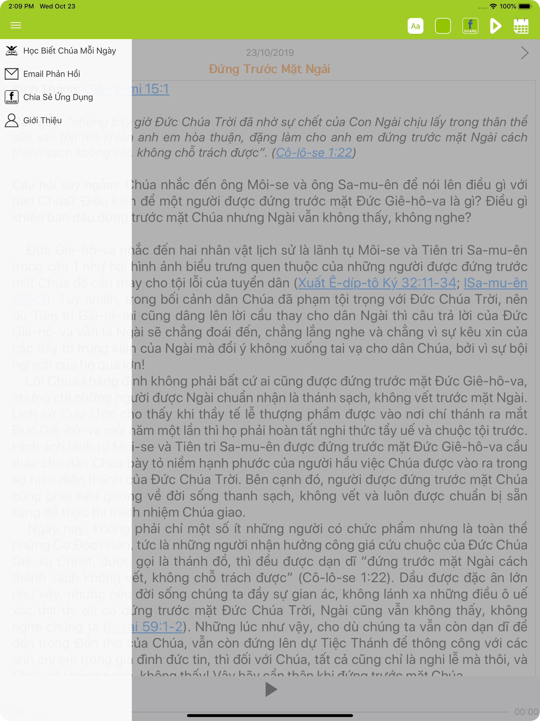 Bài Học Kinh Thánh Hằng Ngày _