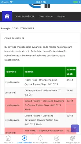 Game screenshot Canlı Tahminler apk
