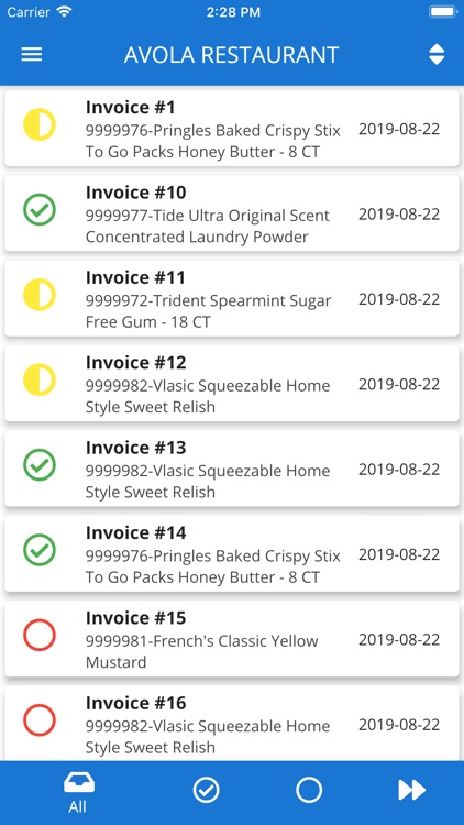 ZiiZii Delivery Check-in