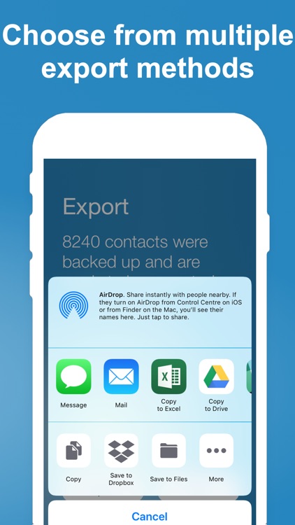 Export Contact screenshot-3