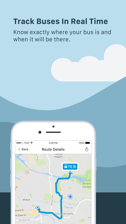 #1. Ithaca Transit - Live Tracking (iOS) 由: Walker White