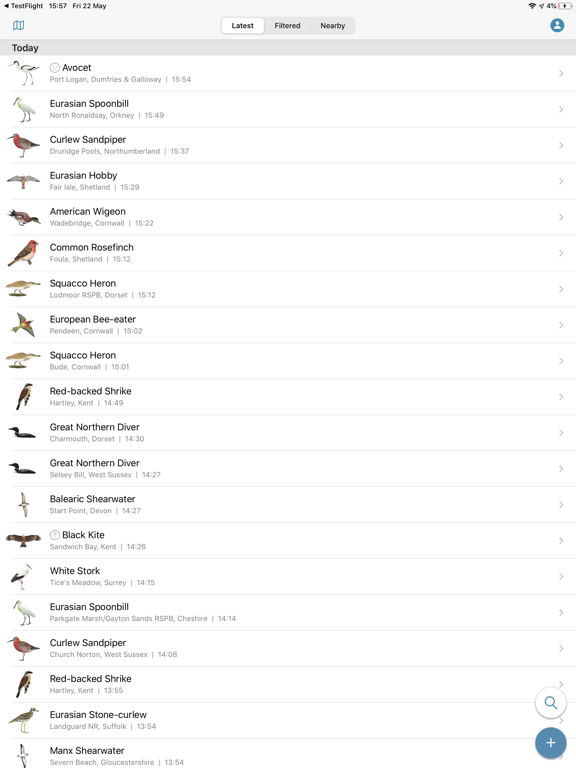 Screenshot #4 pour BirdGuides