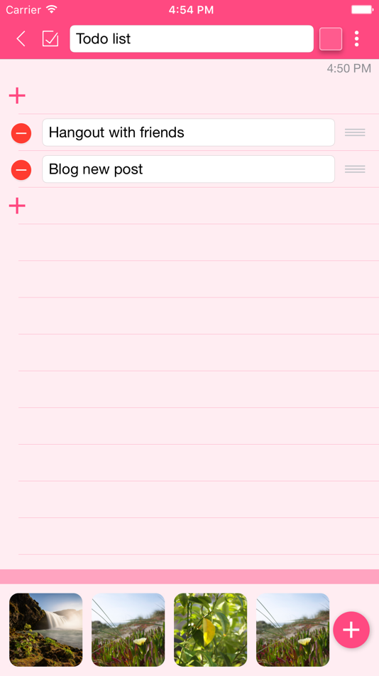 #3. iNote - Sticky Note by Color (iOS) Podle: CONG DUC TRAN
