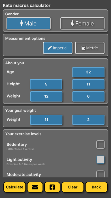 Keto Macro Calculatorのおすすめ画像4