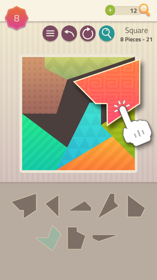 #1. Polygrams - Tangram Puzzles (iOS) 由: Norma Kohn