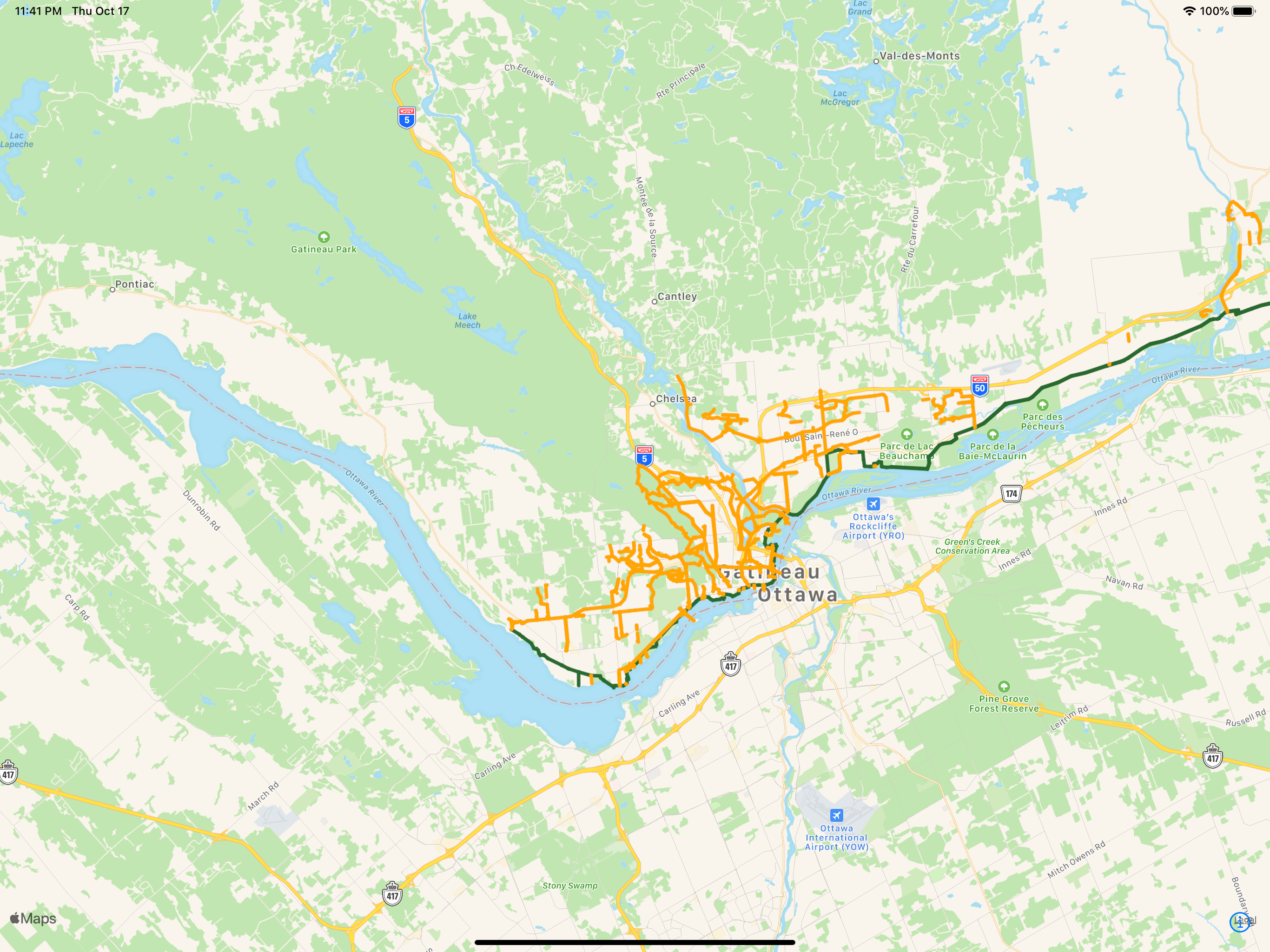 GatineauVélo screenshot 3