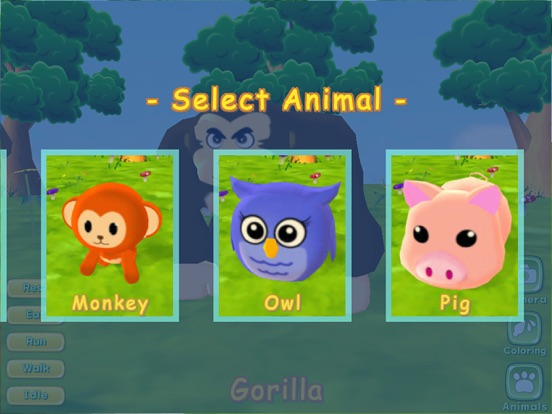 Animal Coloring 3D iPad screenshot